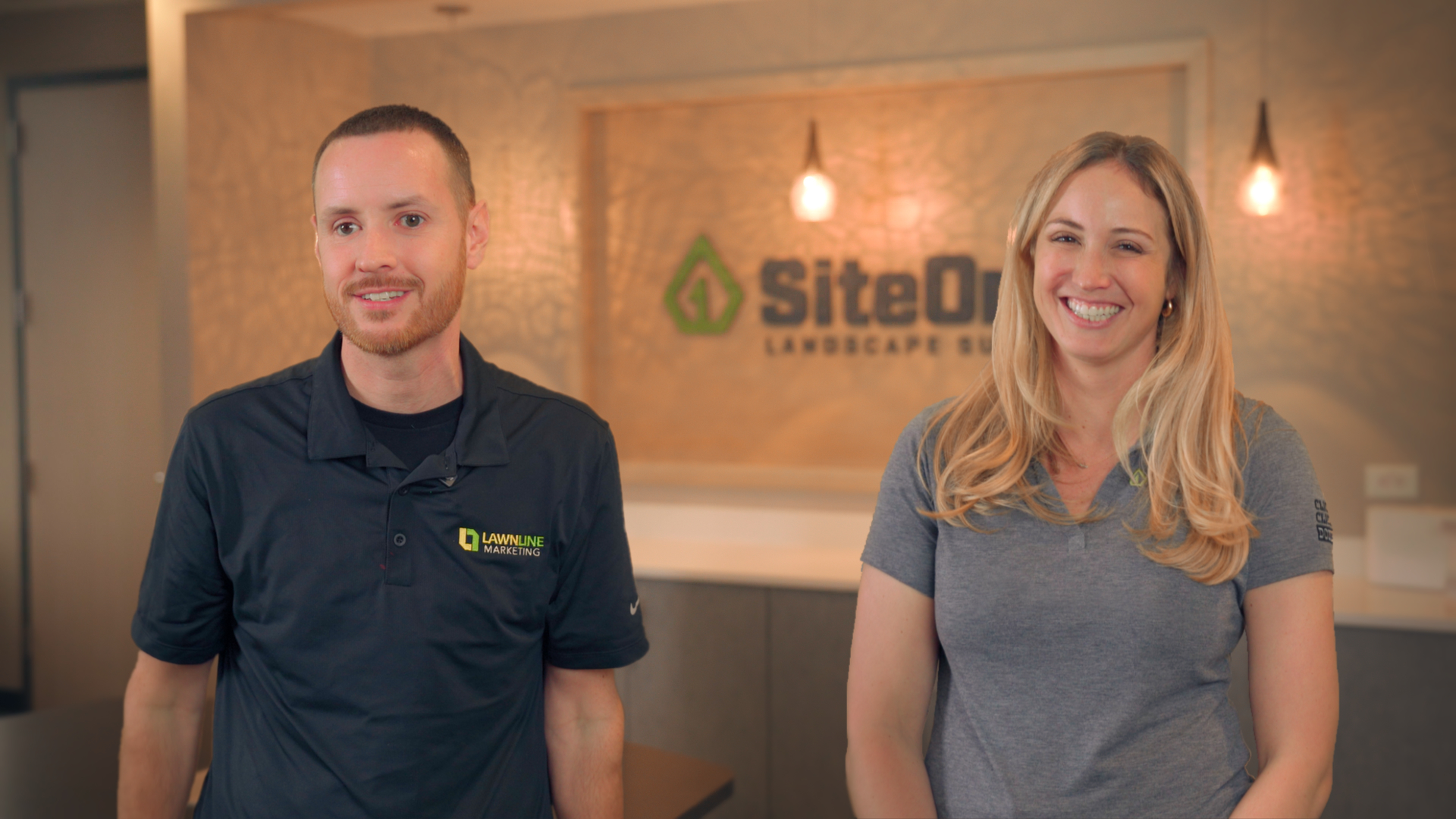 Lawnline Marketing and SiteOne partnership at industry event